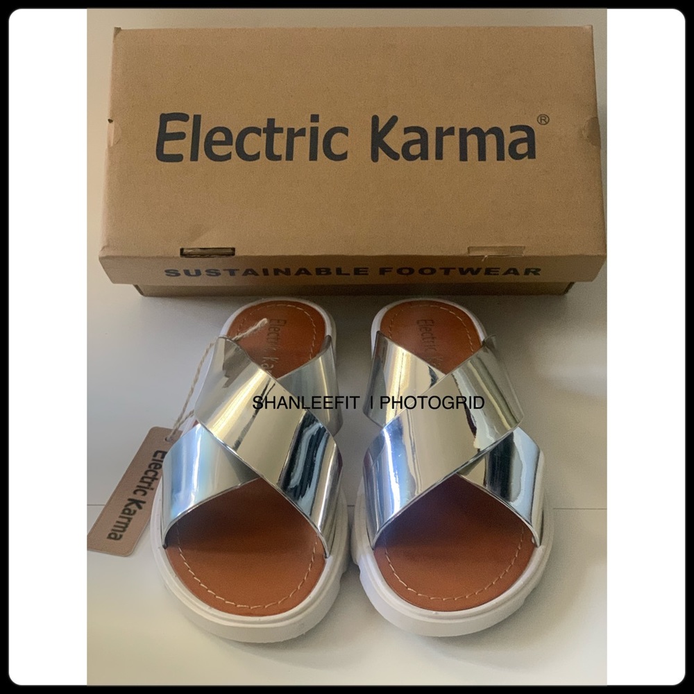 Metallic Silver Bickle Slide New In Box